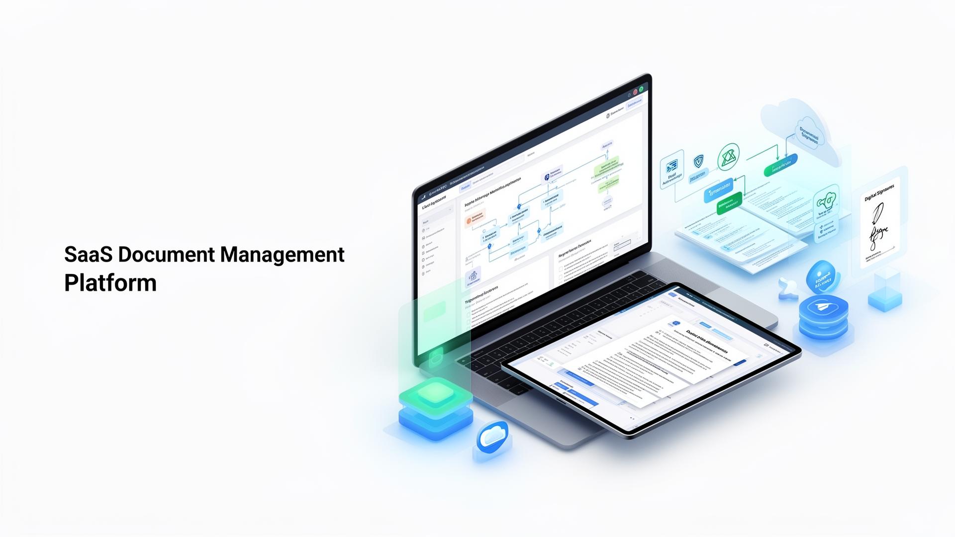 Documatic+ platform dashboard showing process optimisation and workflow automation